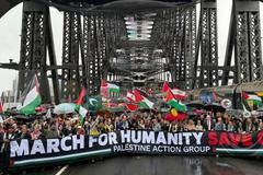 Austrálie Gaza pochod