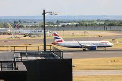 FILE PHOTO: Suspension of outbound flights at Heathrow Airport