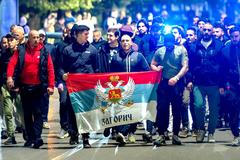 Černá hora, Podgorica, protest, incident, Turecko