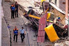 Lisabon, Portugalsko, Gloria, lanovka, nehoda