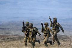 FILE PHOTO: NATO troops take part in NATO's 'Steadfast Dart 2025' exercise