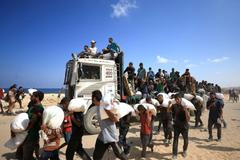 Palestina, Izrael, Gaza, OSN, WHO, pomoc, potraviny