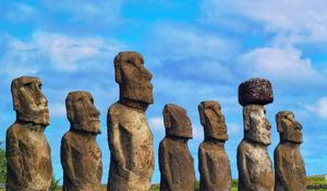 Sochy moai Velikonoční ostrov