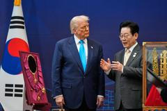 Donald Trump Jižní Korea  I Če-mjong