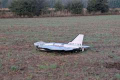 Ruský dron na polském území.