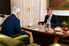 Petr Pavel Andrej Babiš jednání Pražský hrad