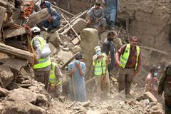 Afghanistán, Talibán, zemětřesení