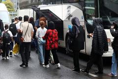 Group of Afghan nationals arrive in Germany from Pakistan at Hannover Airport