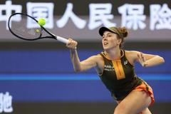 Linda Nosková v semifinále turnaje v Pekingu 2025