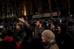 Protesty v Gruzii