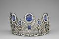 Tiára z modrého safírového setu krádež louvre