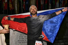 Český běžec Radek Brunner na Spartathlonu