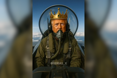 Trump v AI videu na demonstranty shazuje hroudy výkalů