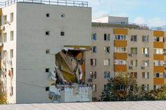 Explosion at an apartment block in Bucharest