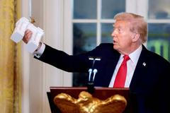 Donald Trump, USA, Washington, vizualizace, Vítězný oblouk, večeře, sponzoři