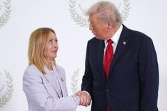 Trump, Meloni, Egypt