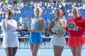 Taylor Townsendová, Kateřina Siniaková, Sie Šu-wej, Jelena Ostapenková (Australian Open 2025)