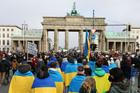 Foto / Protesty / Berlín / Zahraničí / Ukrajina /  Rusko / Útok / Invaze / 27. 2. 2022