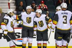 Sestřih utkání Calgary - Vegas včetně gólu Tomáše Hertla