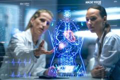 Lékař, ordinace, vyšetření, AI