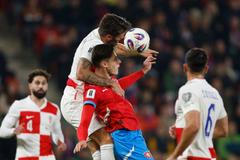 Česko - Chorvatsko, kvalifikace MS ve fotbale