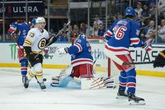 NHL: Preseason-Boston Bruins at New York Rangers