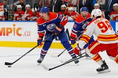 NHL: Preseason-Calgary Flames at Edmonton Oilers