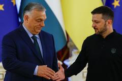 ukrajina maďarsko viktor orbán volodymyr zelenskyj