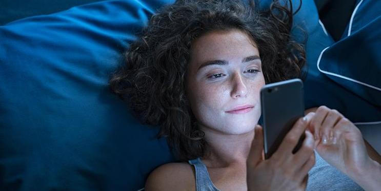 Modré světlo před spaním