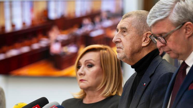 Alena Schillerová, poslankyně, politička, Andrej Babiš, Karel Havlíček, poslanec, politik