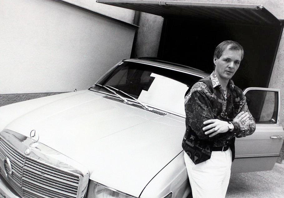 Austrian serial killer Jack Unterweger, sériový vrah, zločinec, auto automobil