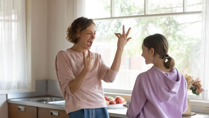 rodič, dítě, boomer, konverzace, legrace