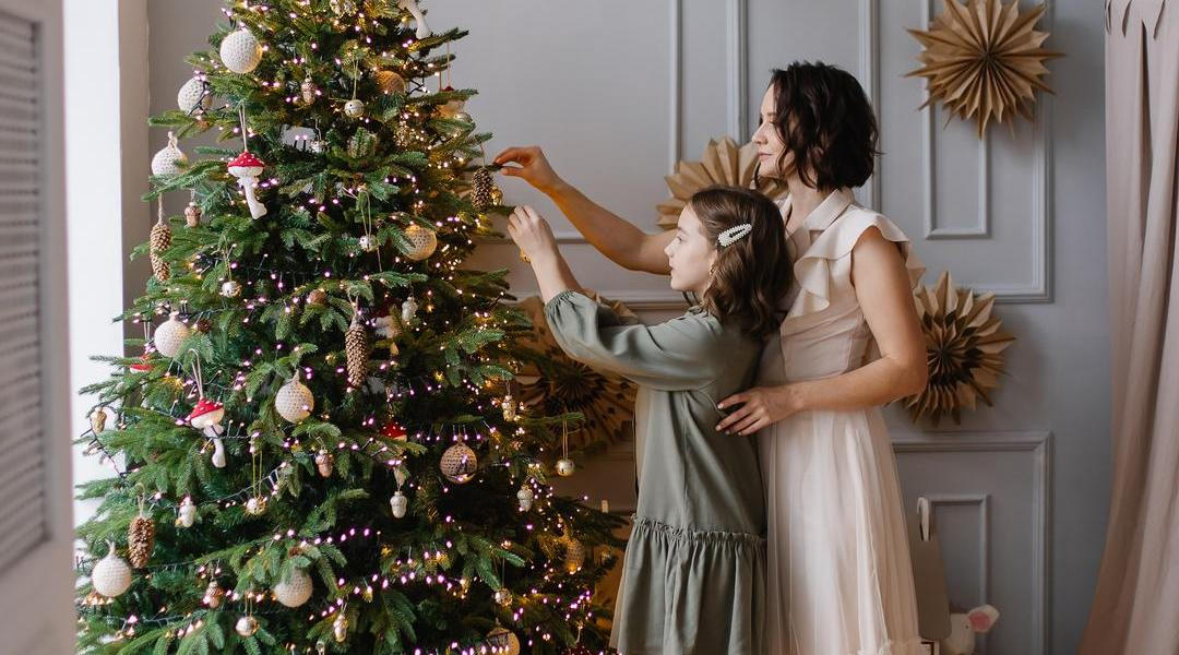 Vánoce a dekorování stromečku