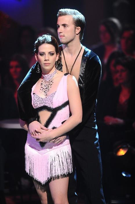 Aneta Langerová a tanečník Michal Kurtis v pořadu StarDance