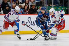 NHL: New York Rangers at Colorado Avalanche