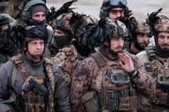 Vojáci NATO prováděli manévry na lotyšské základně v Adazi v rámci cvičení Rozhodný bojovník