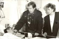 Jan Potměšil herec Václav Havel Věra Čáslavská nemocnice