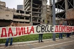 Protesty v Bělehradě