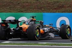 Havárie Oscara Piastriho v McLarenu během sprintu v rámci VC Brazílie F1 2025
