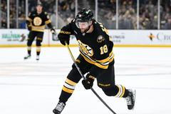 Vítězný gól Pavla Zachy šest minut před koncem prodloužení duelu Bostonu s Ottawou