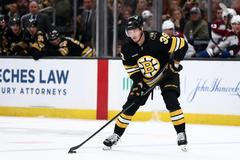 Bostonský útočník Morgan Geekie