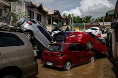 Aftermath of Typhoon Kalmaegi in Cebu, Philippines