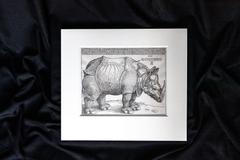 Nosorožec, Akademie věd ČR, dřevořez, originál, Albrecht Dürer
