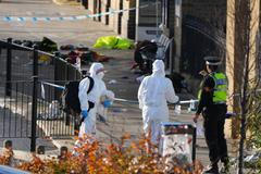 Británie útok nožem vlak