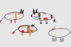 dítě kresba zvíře