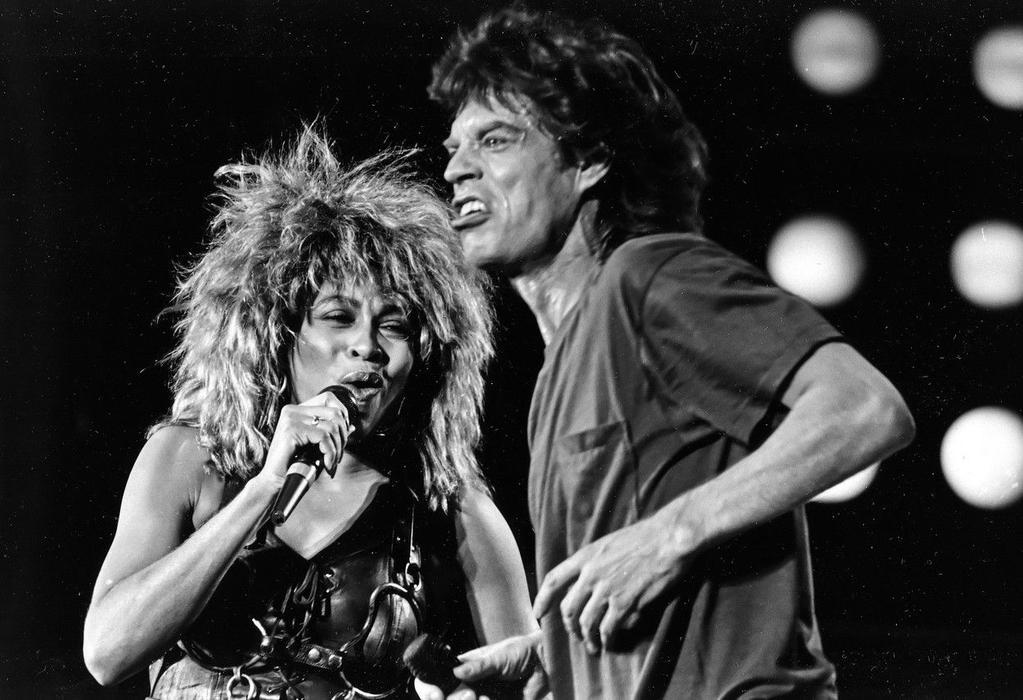 Tina Turner s Mickem Jaggerem