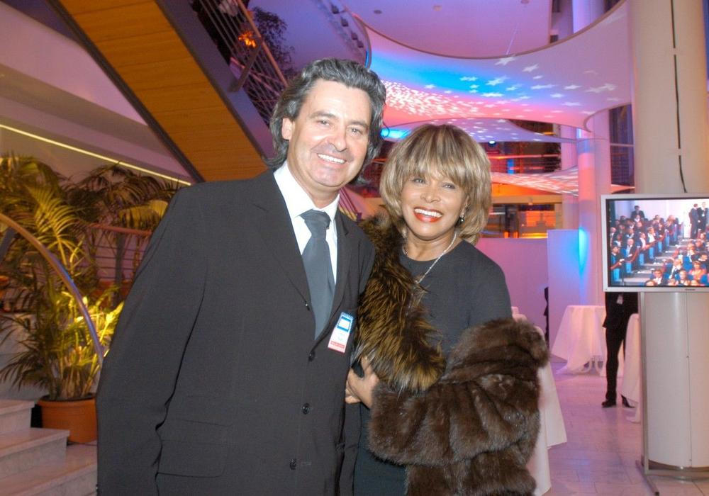 Tina Turner s druhým manželem Erwinem Bachem