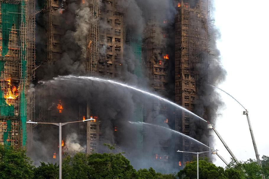 Hong Kong, požár Hong Kong, požár