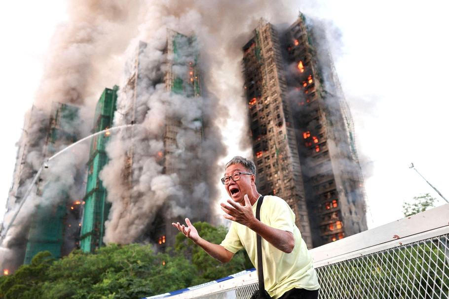 Hong Kong, požár Hong Kong, požár