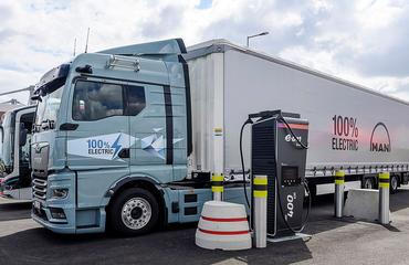 E.ON nabíjení nákladní auto